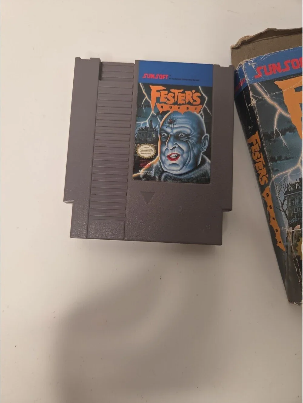 Nintendo NES Game Fester’s Quest No Manual Plastic Protector